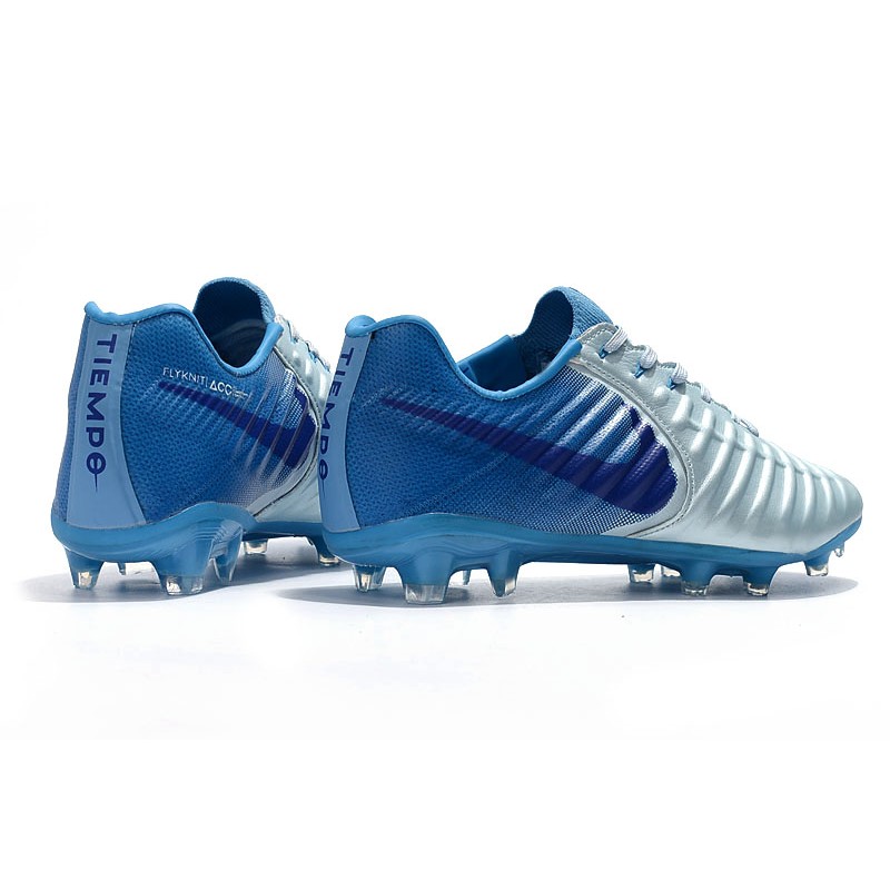 Nike Tiempo Legend VII FG stříbrný Modrý